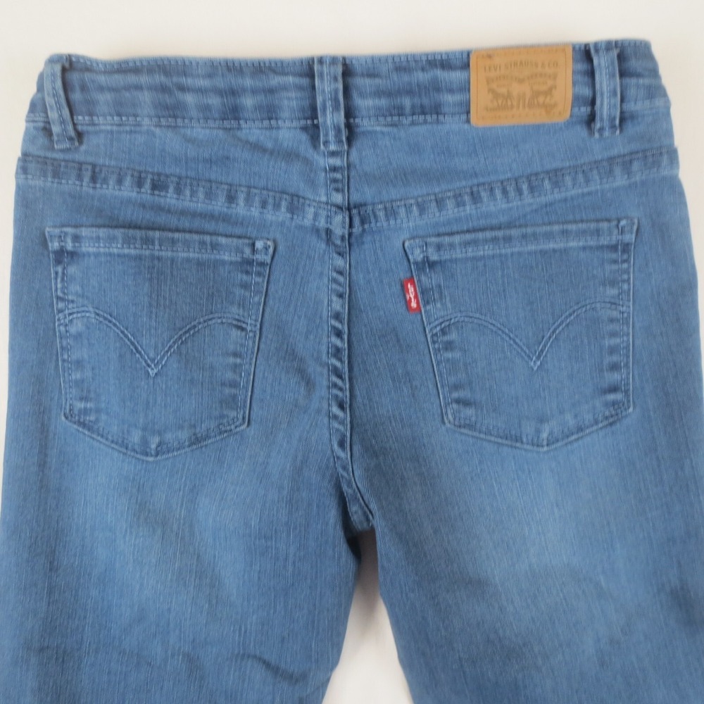Levis 710 Jeans Youth Girls 14 Reg (27x27) Blue Super Skinny Medium Wash Denim